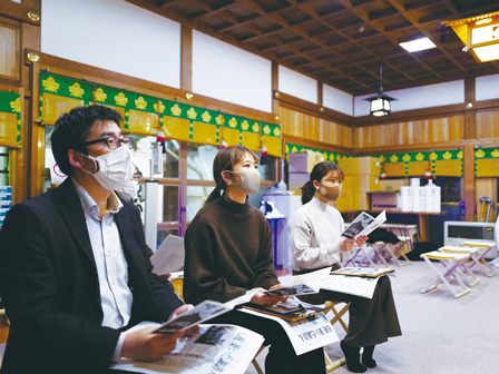 札幌東区北光地区フィールドワーク２の様子